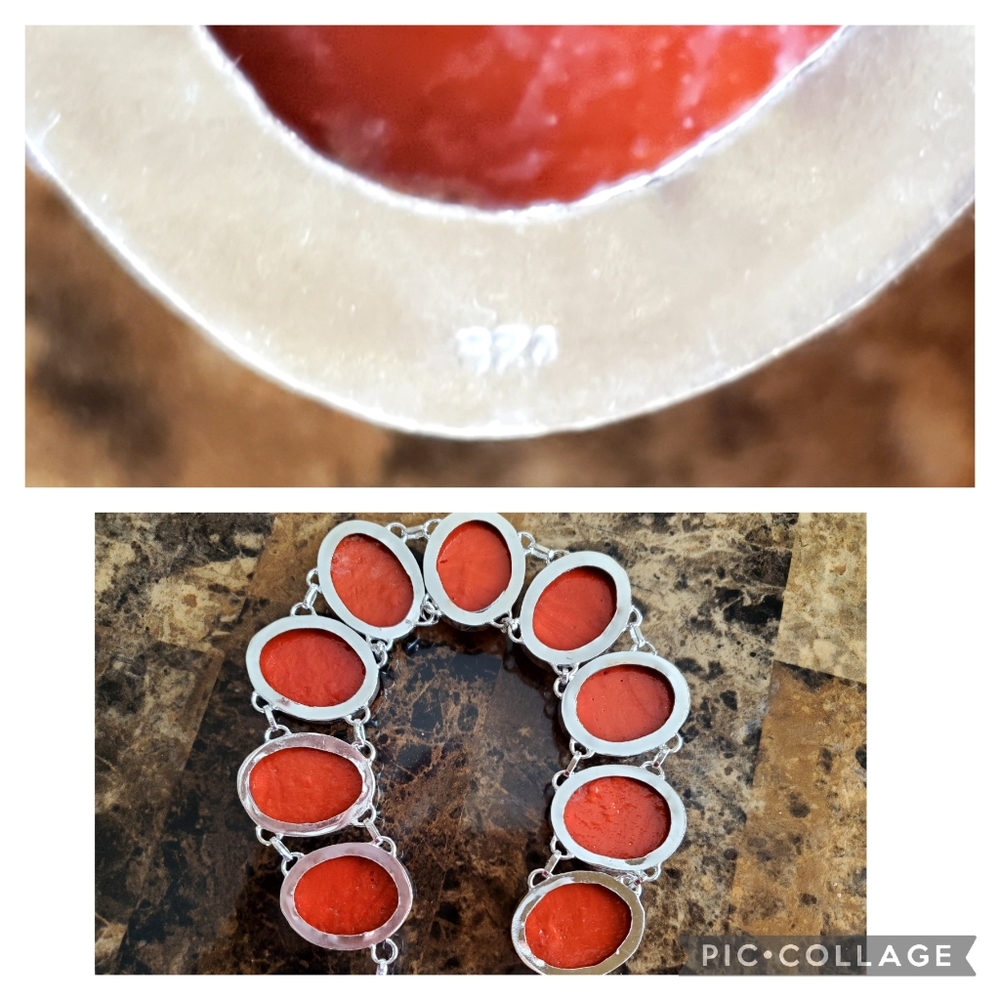 Genuine 24" Solid Red Agate Necklace - image 3